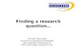 Finding research question