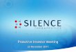 Silence Therapeutics - Proactive Investors Presentation - November 23rd 2011