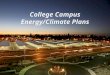 College campus energy & climate plan