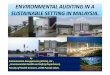 Environmental Auditing in a Austainable Setting in Malaysia by Mr Subramaniam Karuppanan
