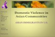 Domestic Violence In Asian Communities
