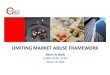 Bashir Al Nakib Limiting Market Abuse (Abl 13 March 2009) [Compatibility Mode]