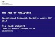 The age of analytics
