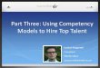 Using Competency Model to Hire Top Talent