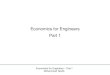 Economics for Engineers - Part I