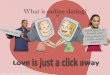 What is online dating?