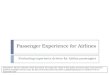 Measuring Passenger Experience for Airlines