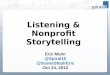 Listening & Nonprofit Storytelling