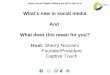 What's new in social media and what it means for you Week of March 11th