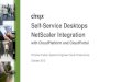 Citrix Day 2013: Self-Service Desktops NetScaler Integration