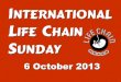 Life Chain 9 slide Church Announcment PowerPoint 2013