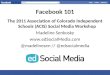 Facebook Presentation for ACIS Workshop