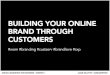Building an Online Brand Through Customers | DMFB 2014