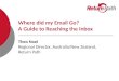 Where did my email go? A guide to reaching the inbox - Return Path at Adma forum 2012, Theo Noel