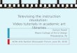Televising the Instruction Revolution: Video Tutorials in Academic Art Libraries