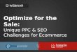Optimize for the Sale - Unique SEM solutions for eCommerce
