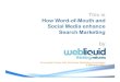 How Word-of-Mouth and Social Media enhance Search Marketing