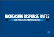 Increasing Your Response Rate