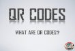 What are QR Codes?