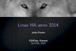 Linux HA anno 2014