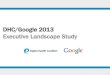 DHC/Google Executive Landscape 2013 Summary Deck