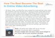 How the Best Became the Best in Online Video Advertising