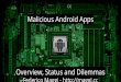 Android malware  overview, status and dilemmas