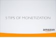 5 tips of monetization