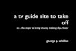 Tv guide site improvement