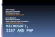 Microsoft, PHP and IIS7