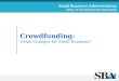 SBA Crowdfunding Webinar with Business Forward - 4/24/14