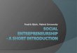Social Entrepreneurship intro sarajevo