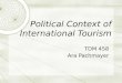 Lecture 3   political context of international tourism