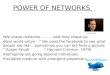 Power of Networks, Abdul Khan, Senior VP, Tata Teleservices