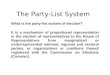 Party List Law Brief