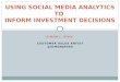 Investing from social media analytics