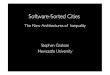 Software-sorted cities