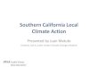 Southern California Local Climate Action UCLA Luskin Center Climate Change Initiative