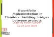 C Stick, E Portfolio Implementation In Flanders