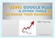 Google Plus and Other SEO Tools for Better Rankings