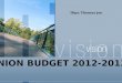Budget analysis 2012-2013