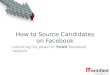 Webinar: how to source candidates on facebook