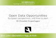 Open Data Opportunities