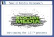 E2E Research  - Social media research  - Listen, Engage, Interpret