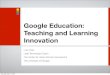 Google in Education: Paris Version