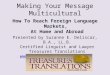 Making Your Message Multicultural