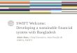 SWIFT WelcomeL Deveoping a sustainable financial system with Bangaldesh