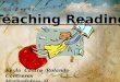 Teaching reading