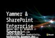 Synopsis Konferenz 2014-SharePoint Yammer Integration -Microsoft Enterprise Social
