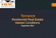 September 2013 Torrance Real Estate Market Trends Update